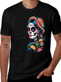 Viva Cinco de Mayo T-Shirt Sugar Skull Womens Tee