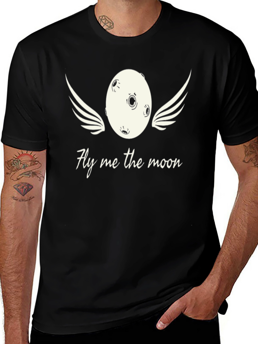 Fly Me to the Moon Graphic T-Shirt