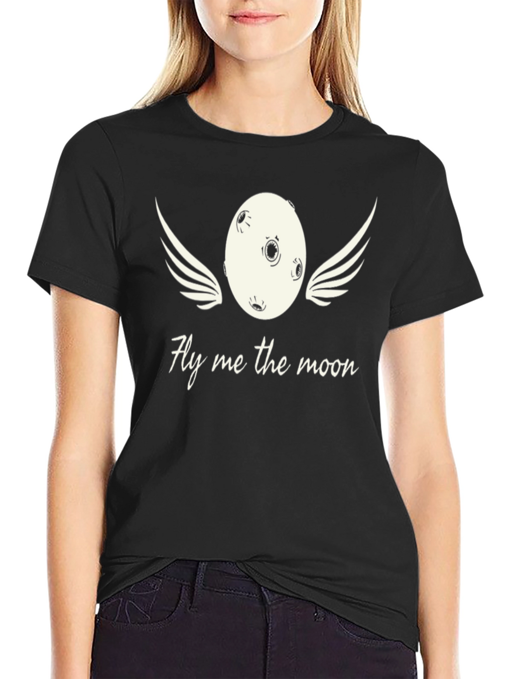 Fly Me to the Moon Graphic T-Shirt