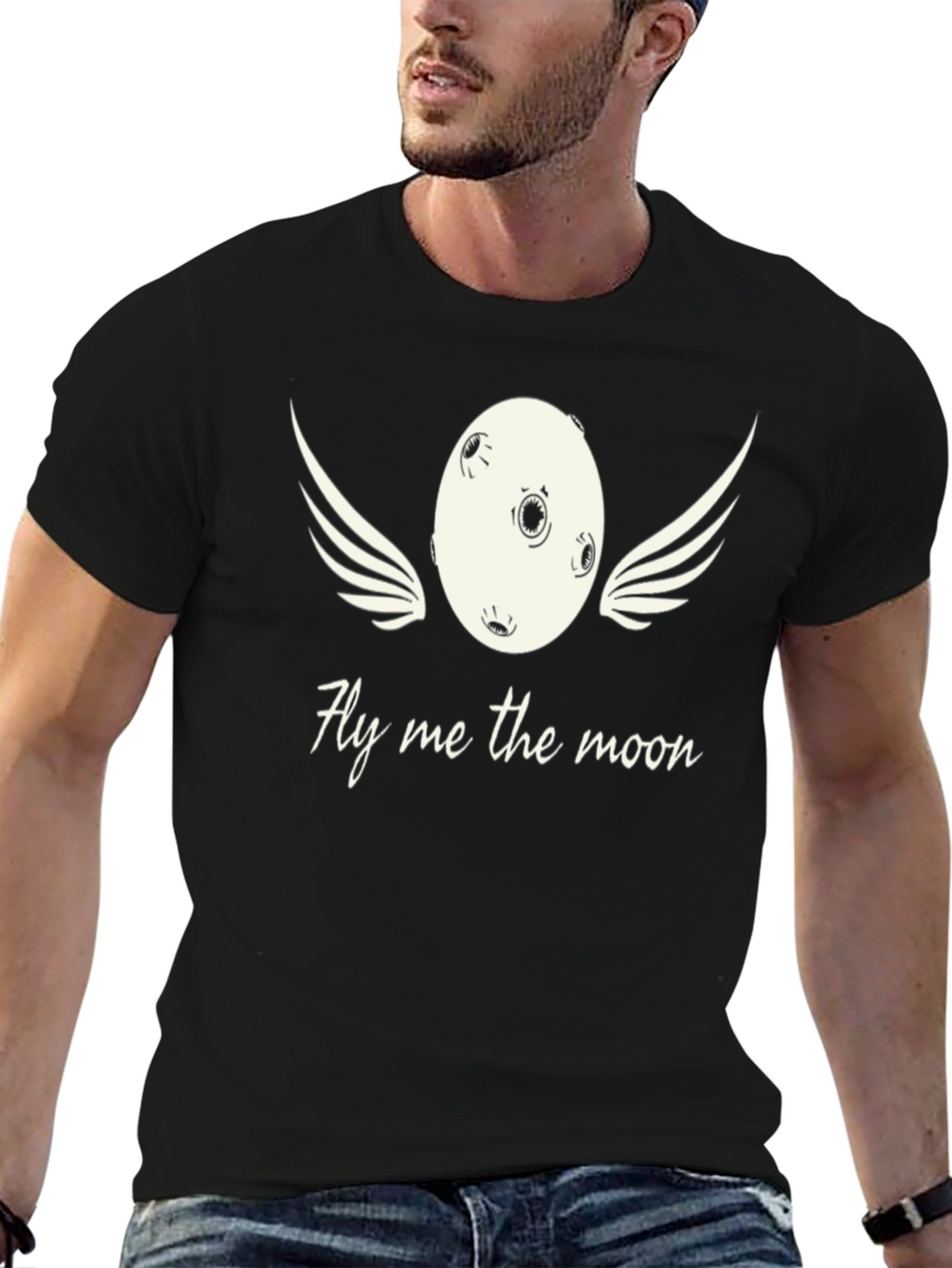 Fly Me to the Moon Graphic T-Shirt