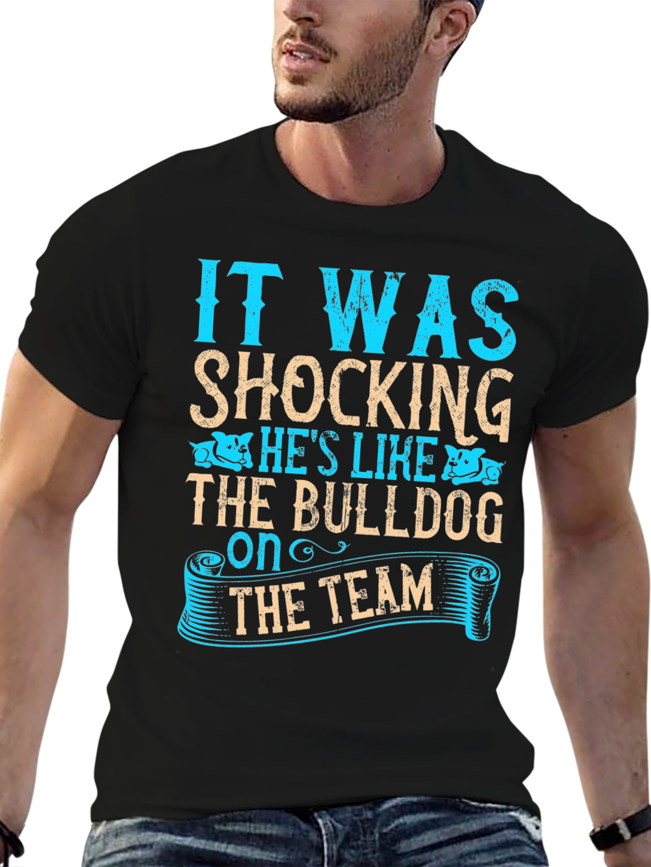 Bulldog Team T-Shirt - Humorous Slogan