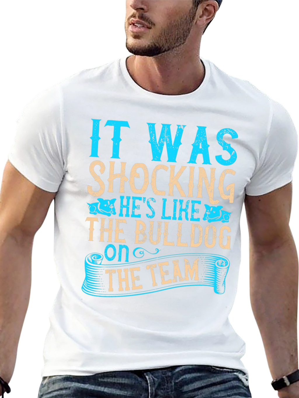 Bulldog Team T-Shirt - Humorous Slogan