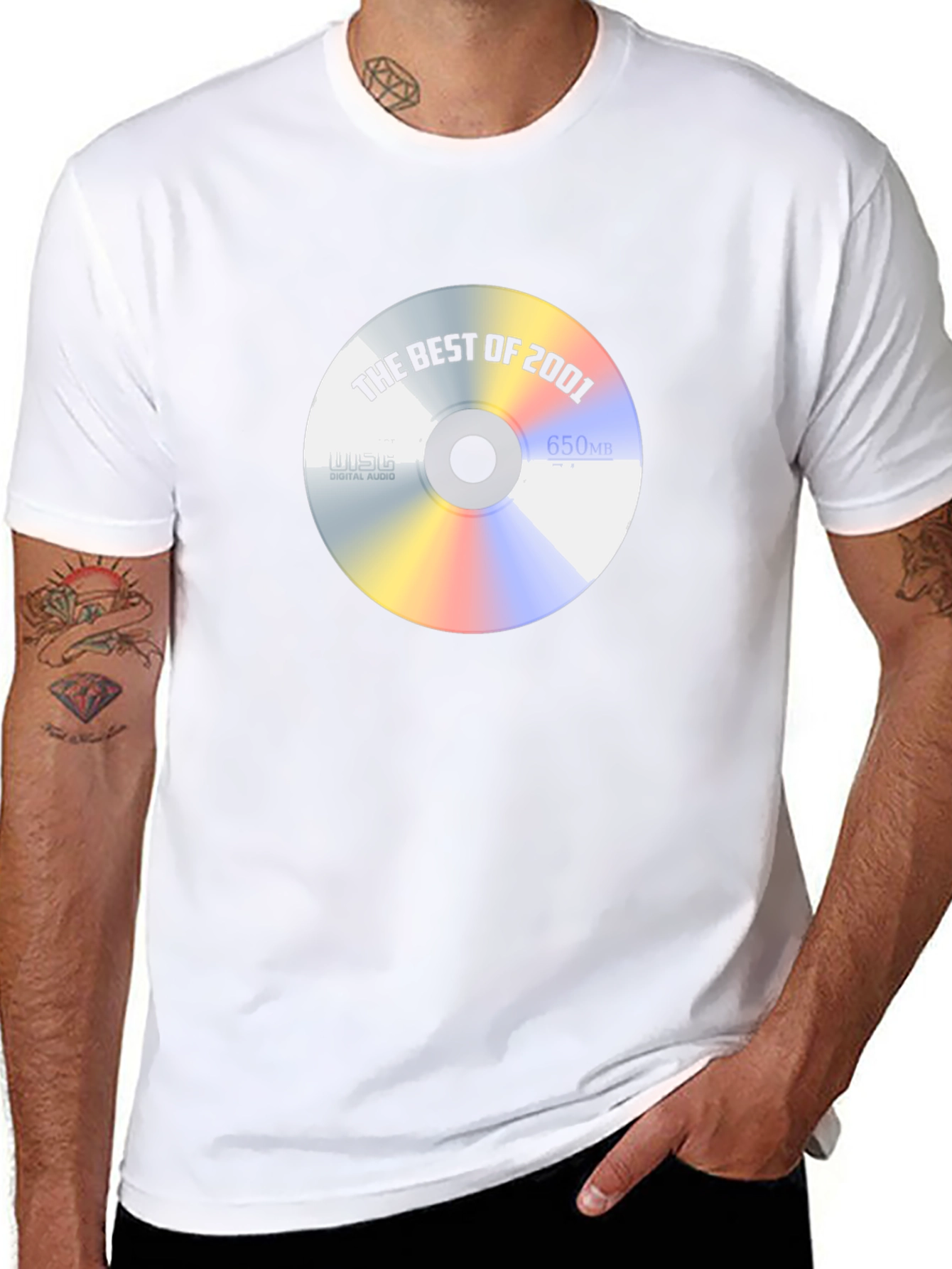 Best of 2001 CD Graphic T-Shirt
