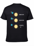 Cosmic T-Shirt: Lunar Solar Eclipse & Apocalypse Design