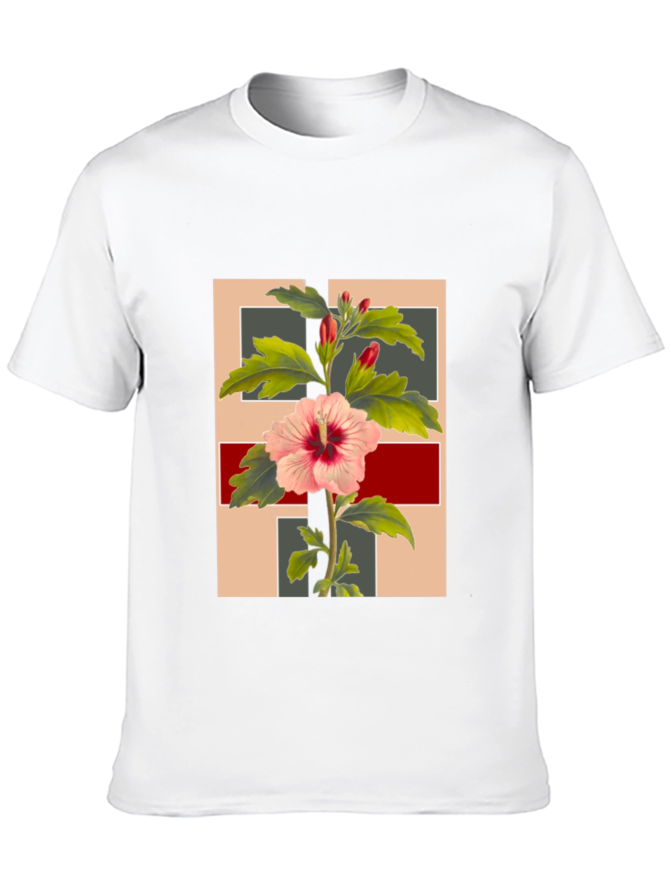 Floral Graphic Tee - Stylish Botanical Print