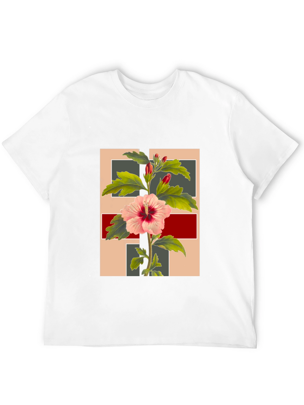 Floral Graphic Tee - Stylish Botanical Print