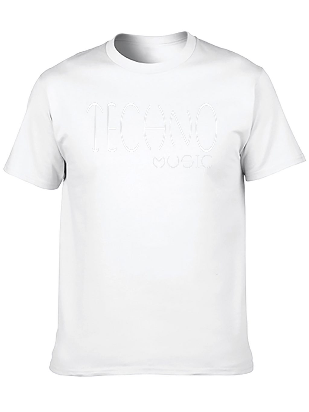 Techno Music Black T-Shirt