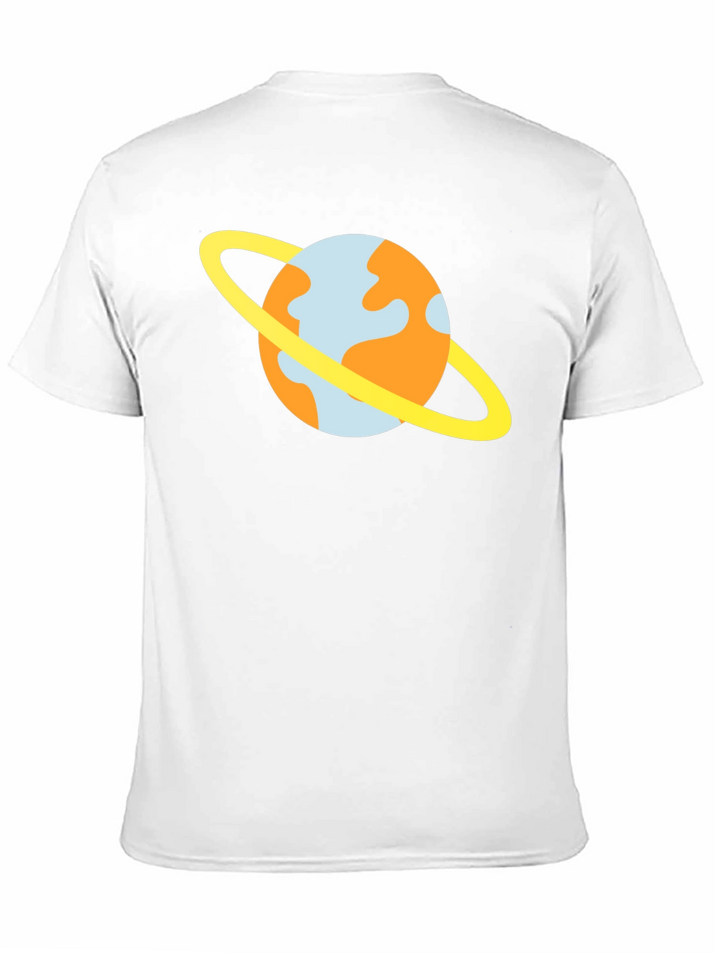Cartoon Planet T-Shirt - Casual Black Tee
