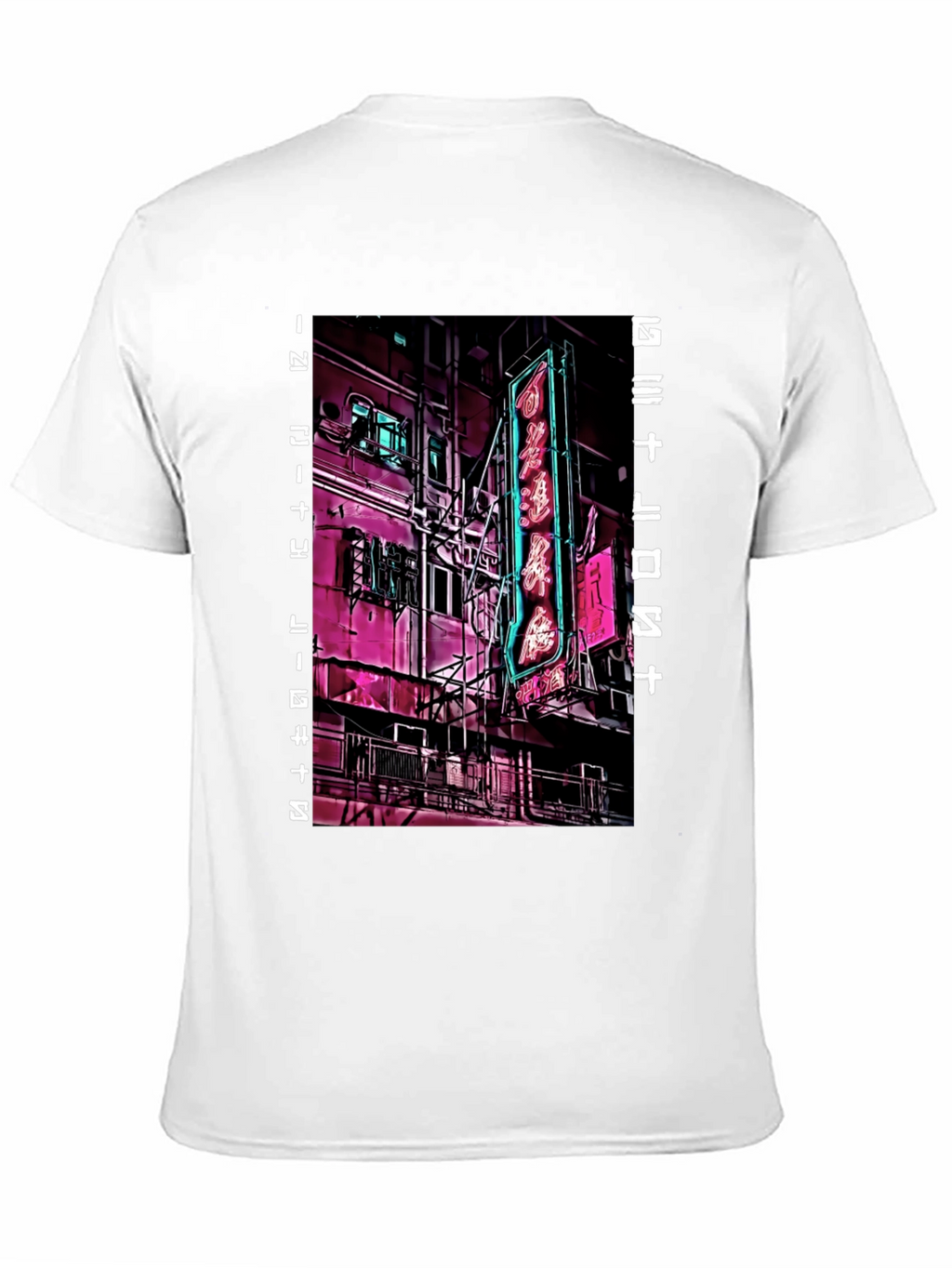 Cyberpunk Neon City T-Shirt