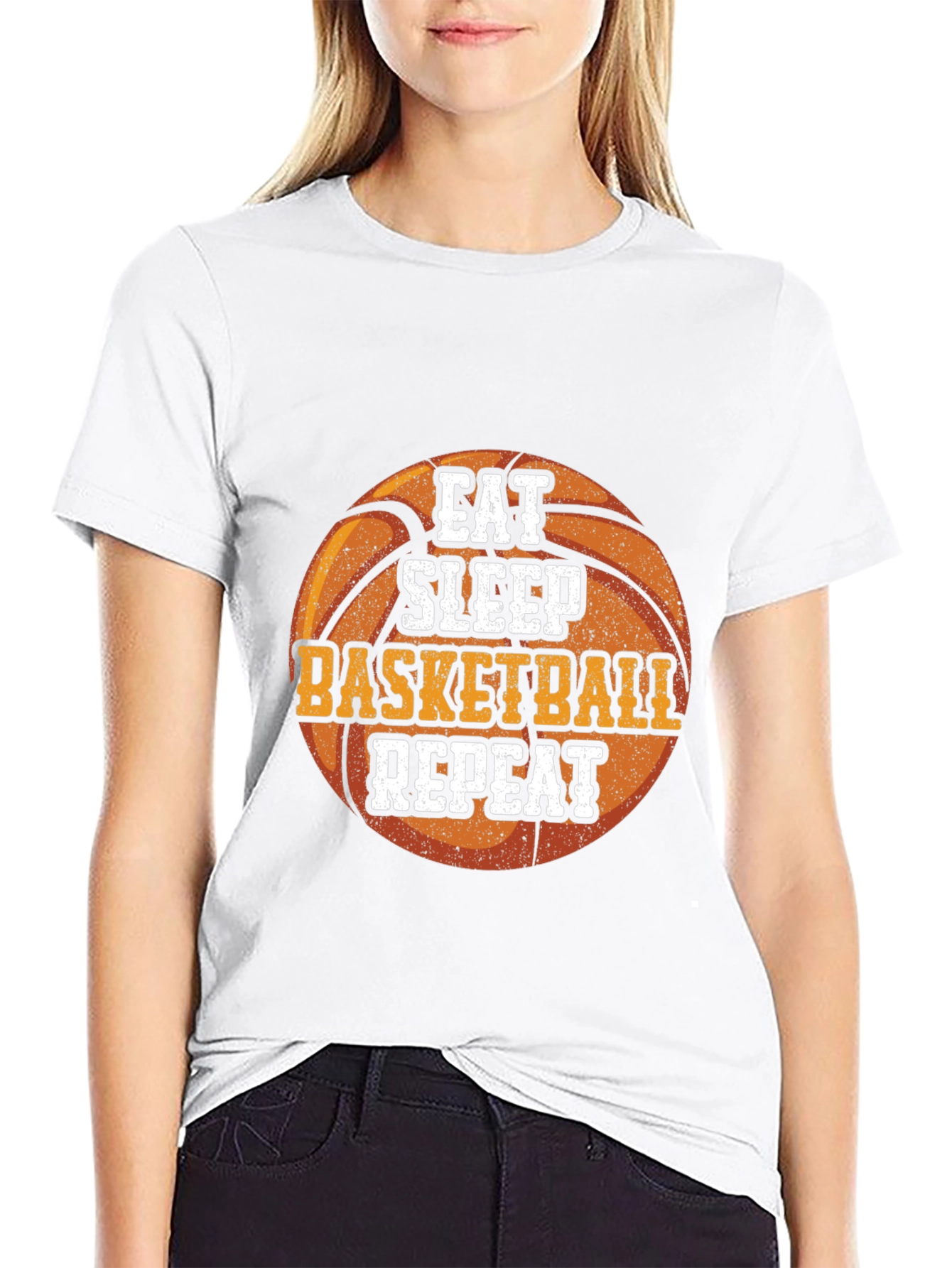 Eat Sleep Basketball Repeat T-Shirt