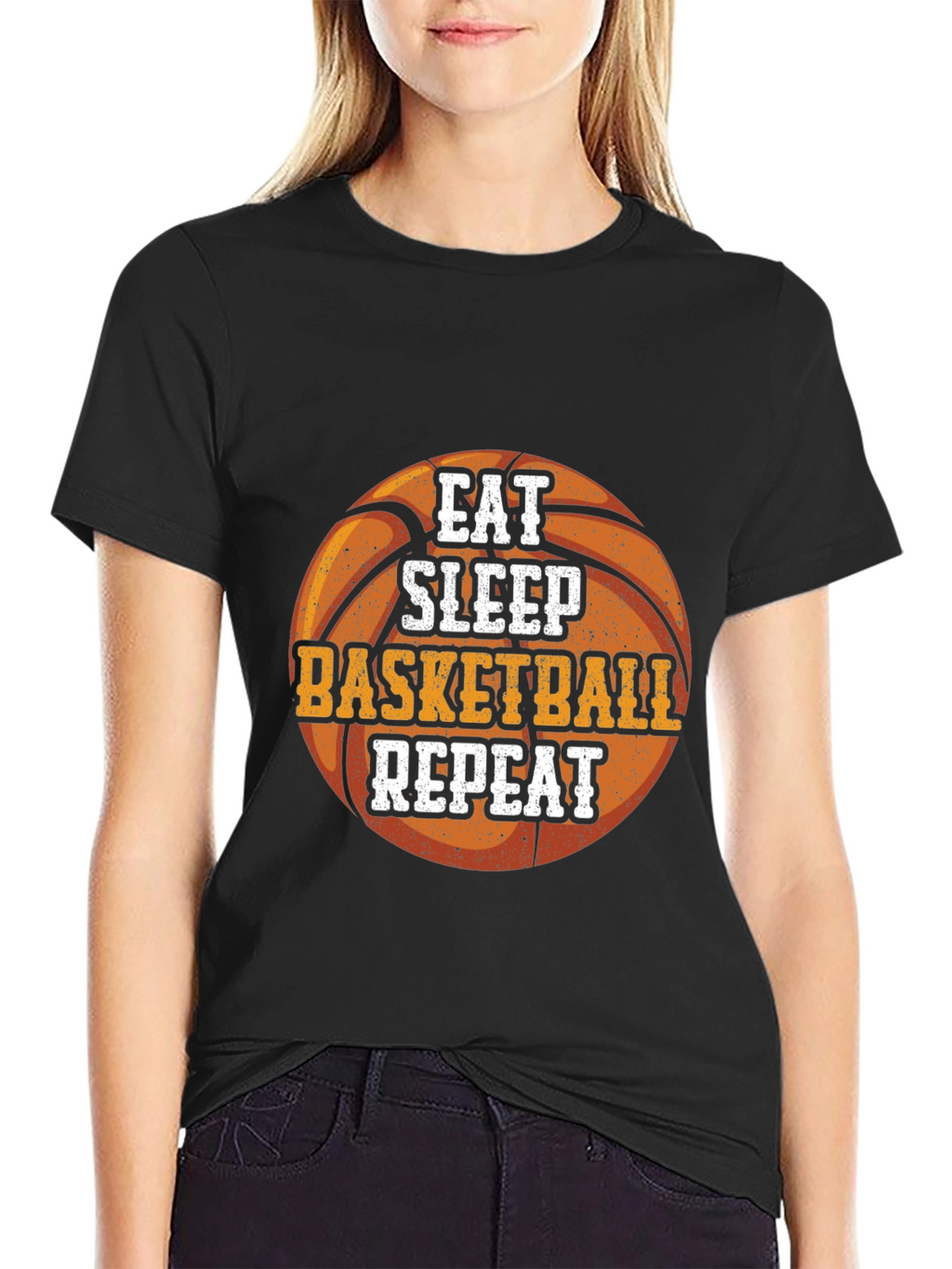 Eat Sleep Basketball Repeat T-Shirt