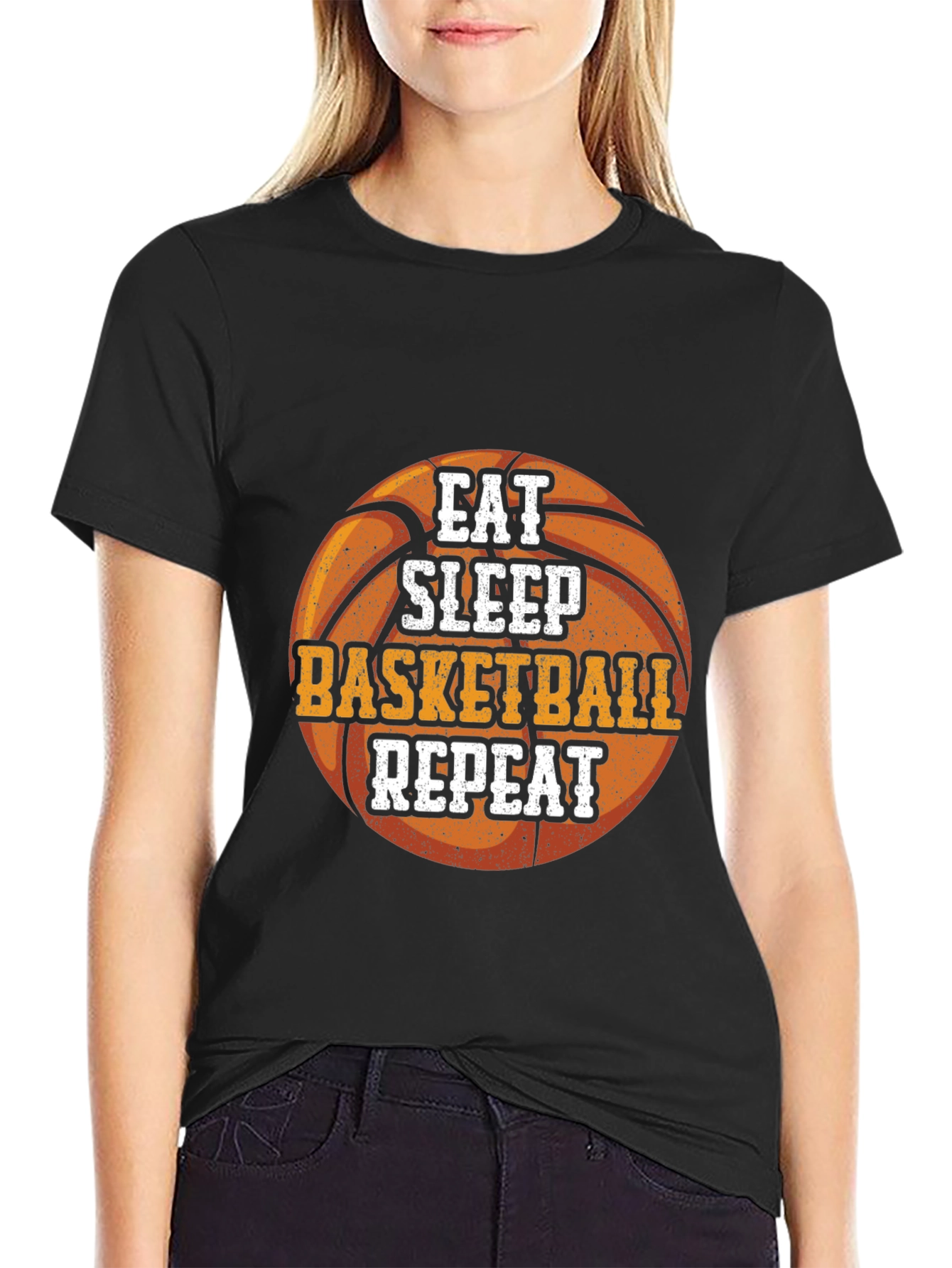 Eat Sleep Basketball Repeat T-Shirt