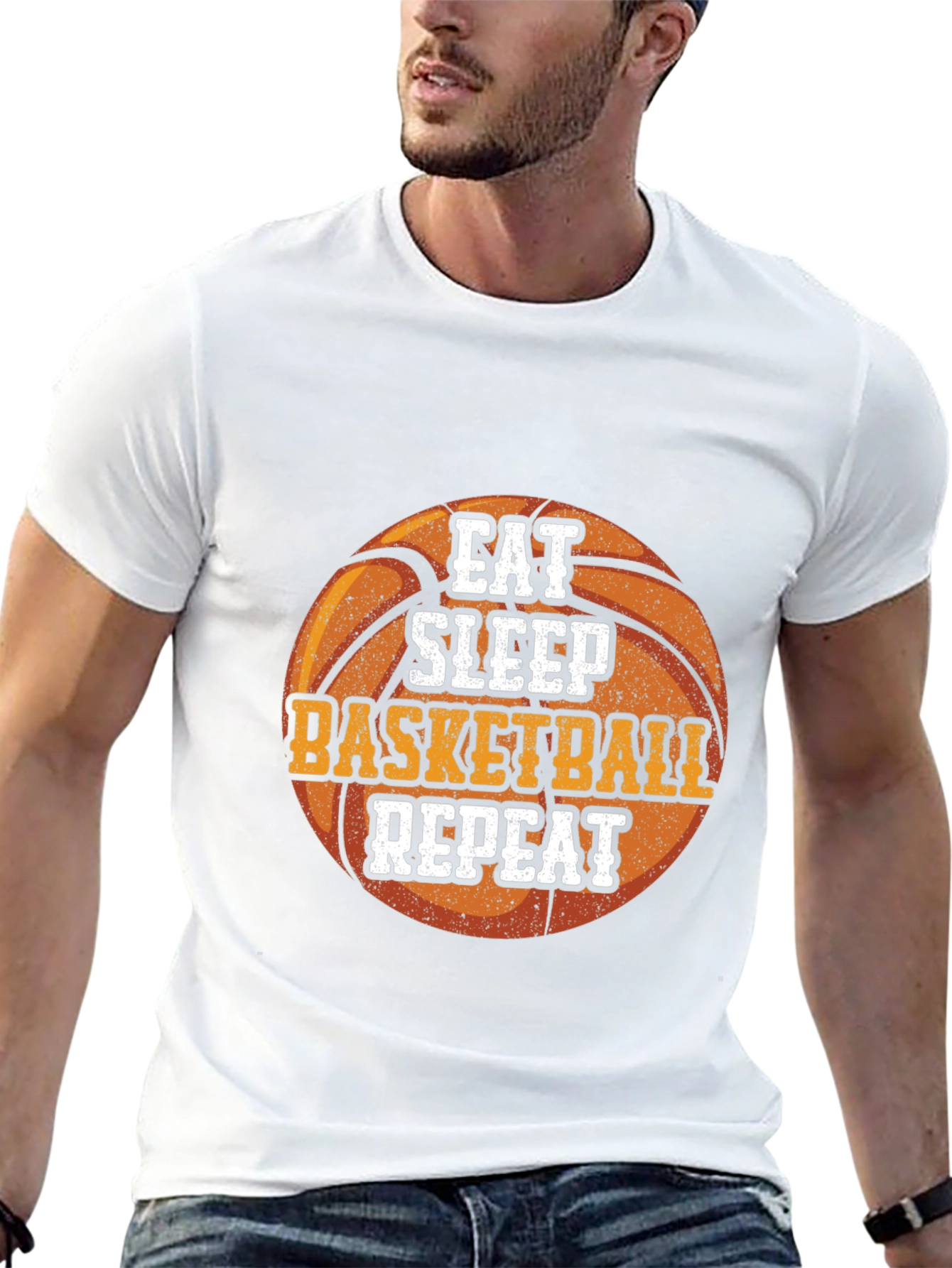 Eat Sleep Basketball Repeat T-Shirt