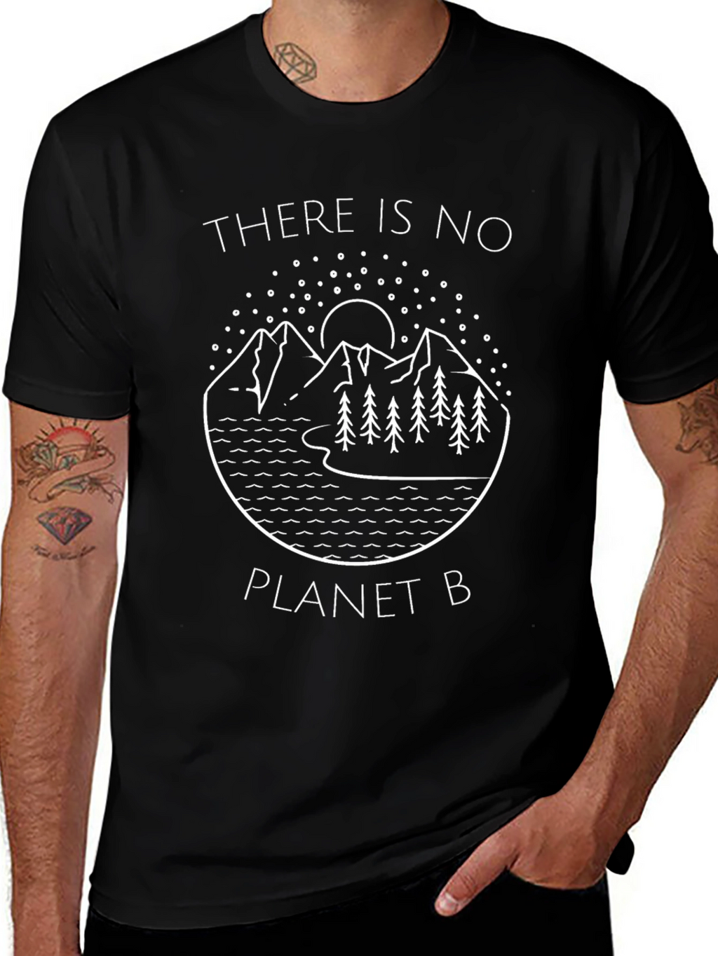 Eco-Conscious No Planet B Graphic Tee