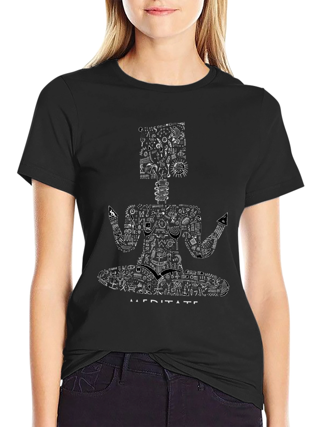 Meditate Graphic T-Shirt - Relax & Focus