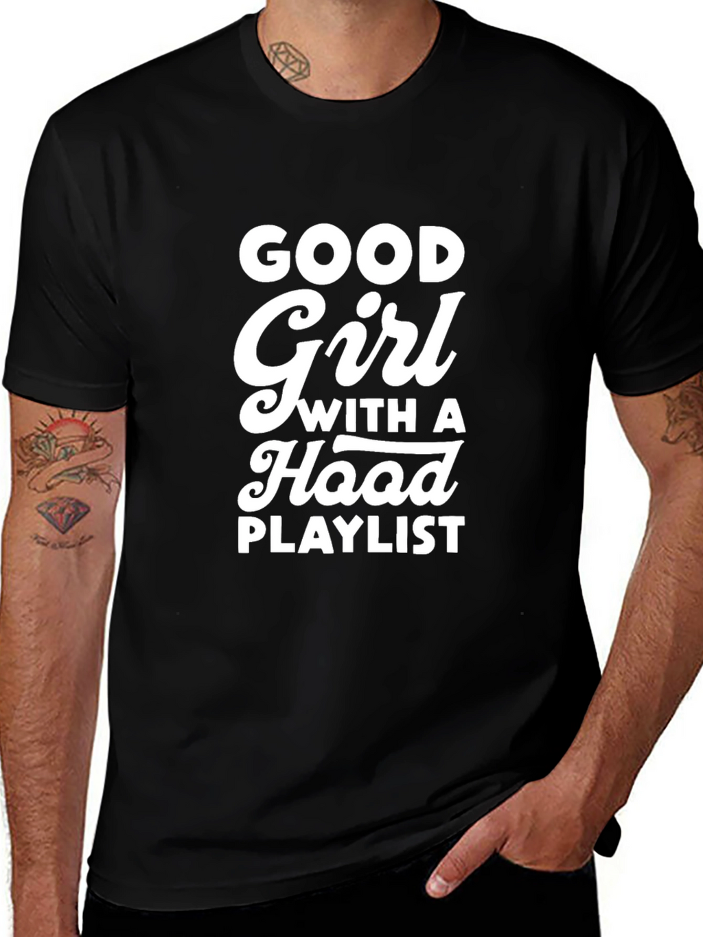 Good Girl Hood Playlist Graphic Tee