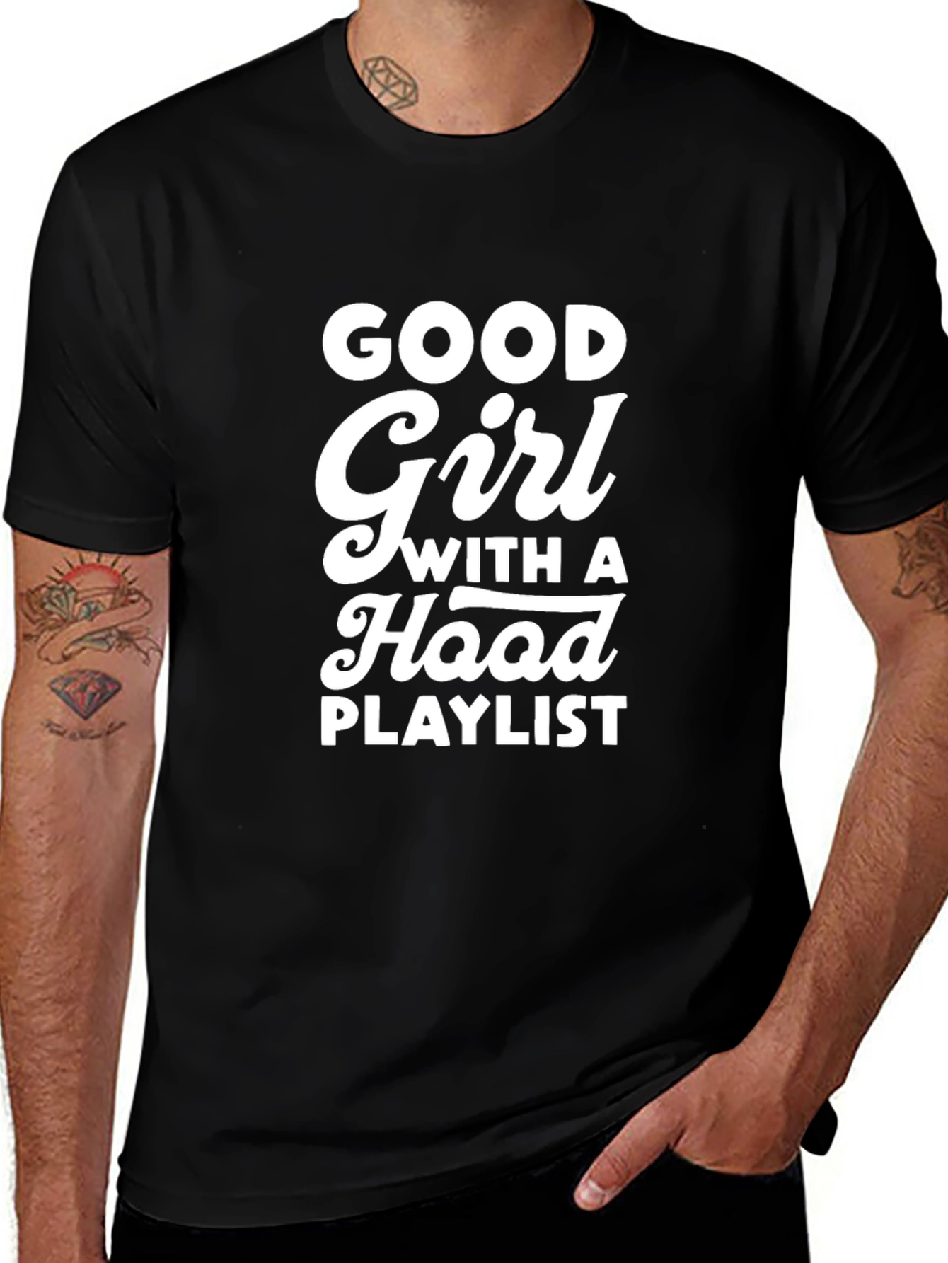 Good Girl Hood Playlist Graphic Tee