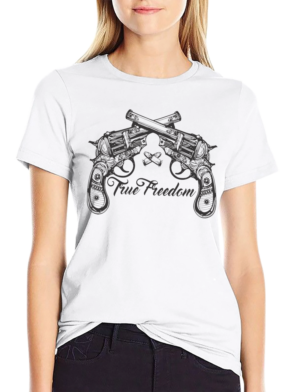 True Freedom Revolver Graphic T-Shirt
