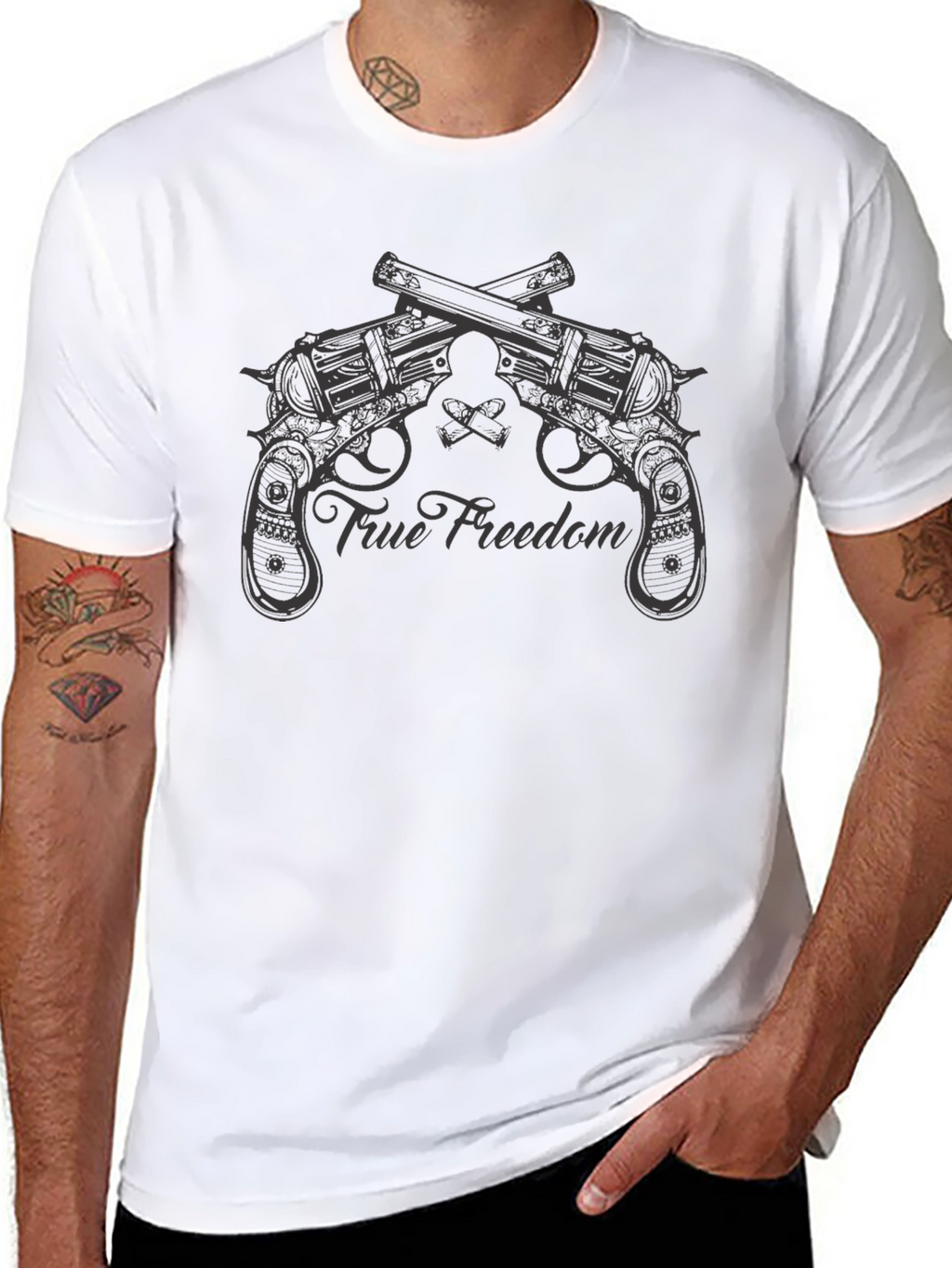 True Freedom Revolver Graphic T-Shirt