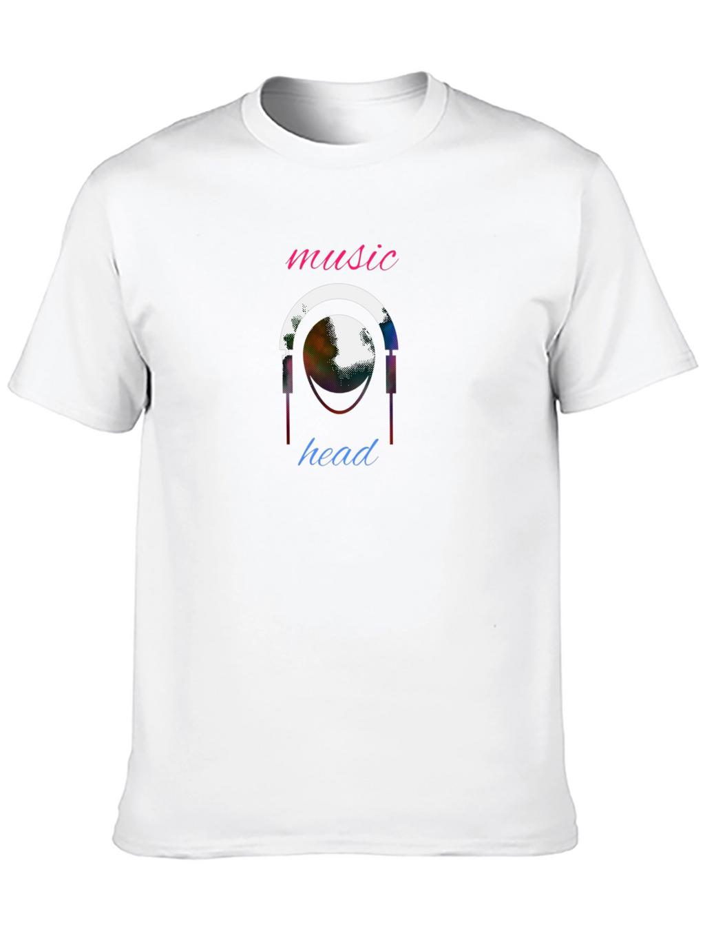Music Head Graphic T-Shirt - Unique Design