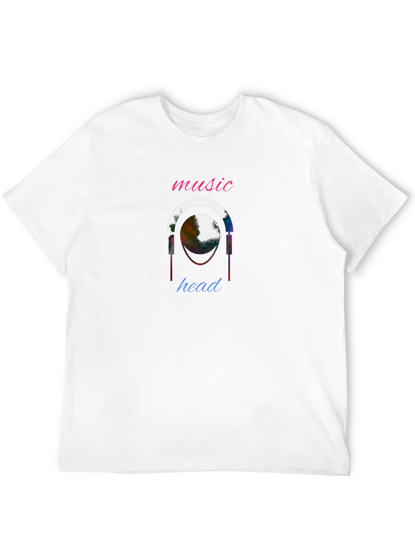 Music Head Graphic T-Shirt - Unique Design