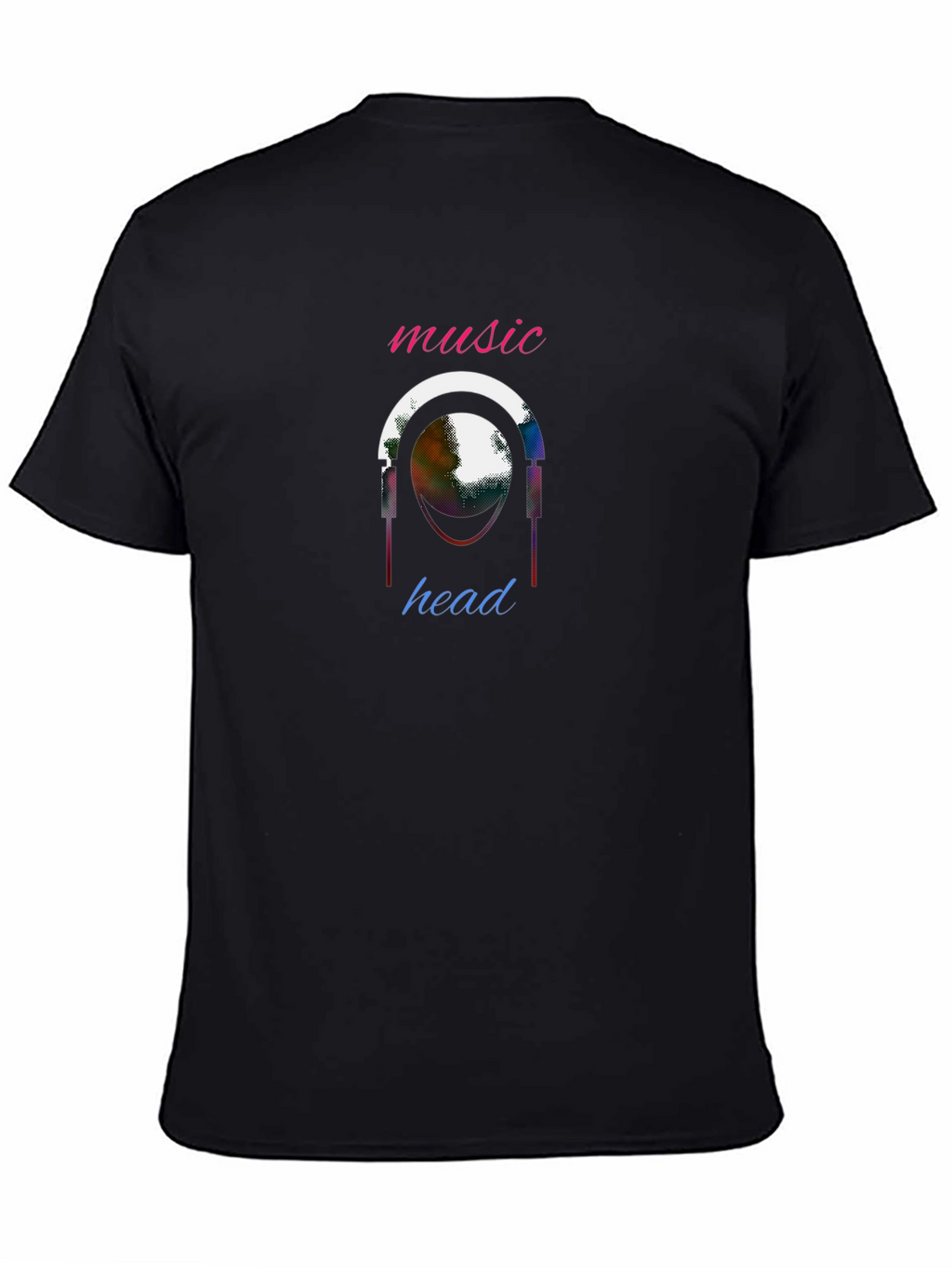 Music Head Graphic T-Shirt - Unique Design