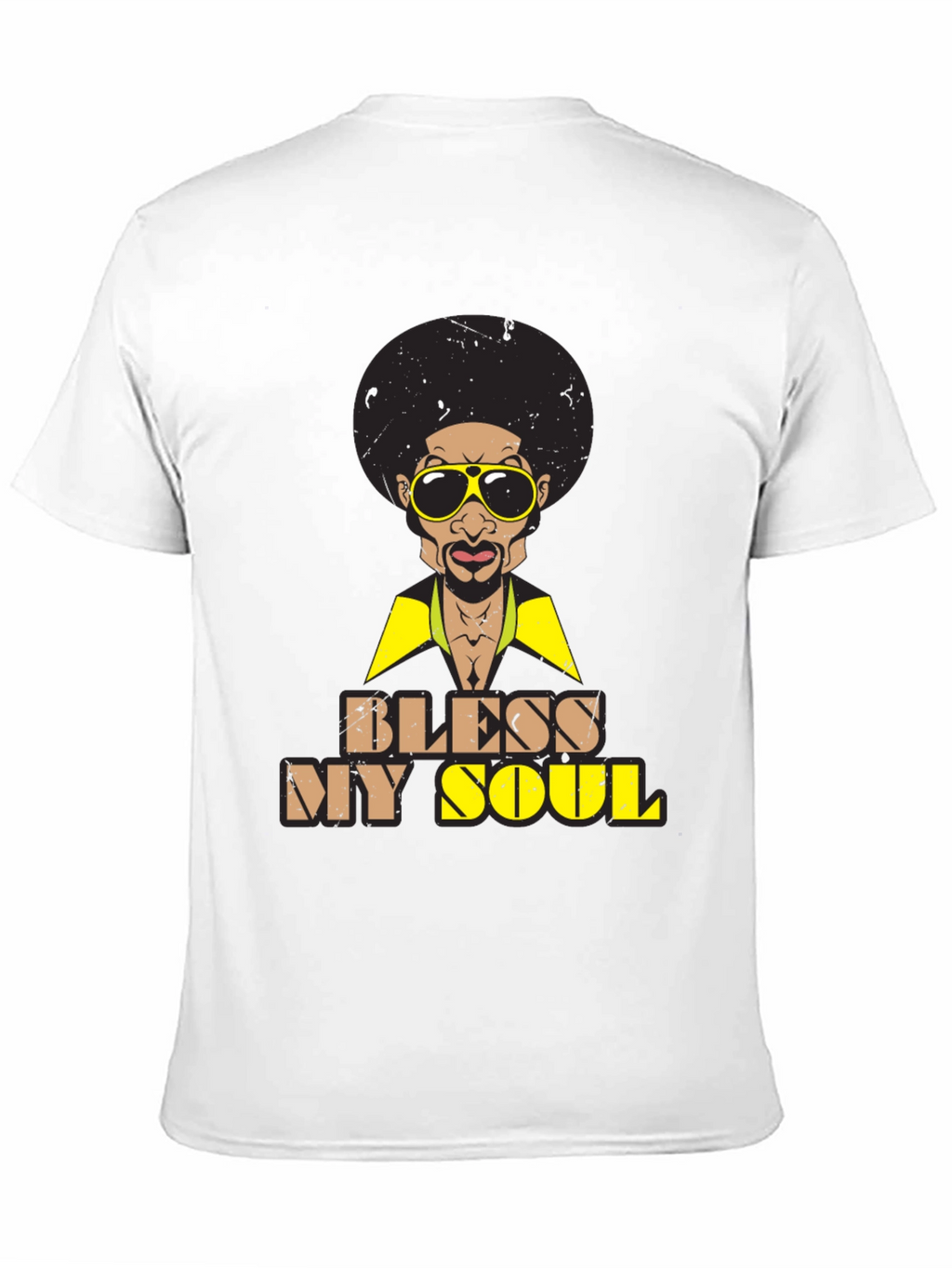 Bless My Soul Retro Graphic Tee - Black