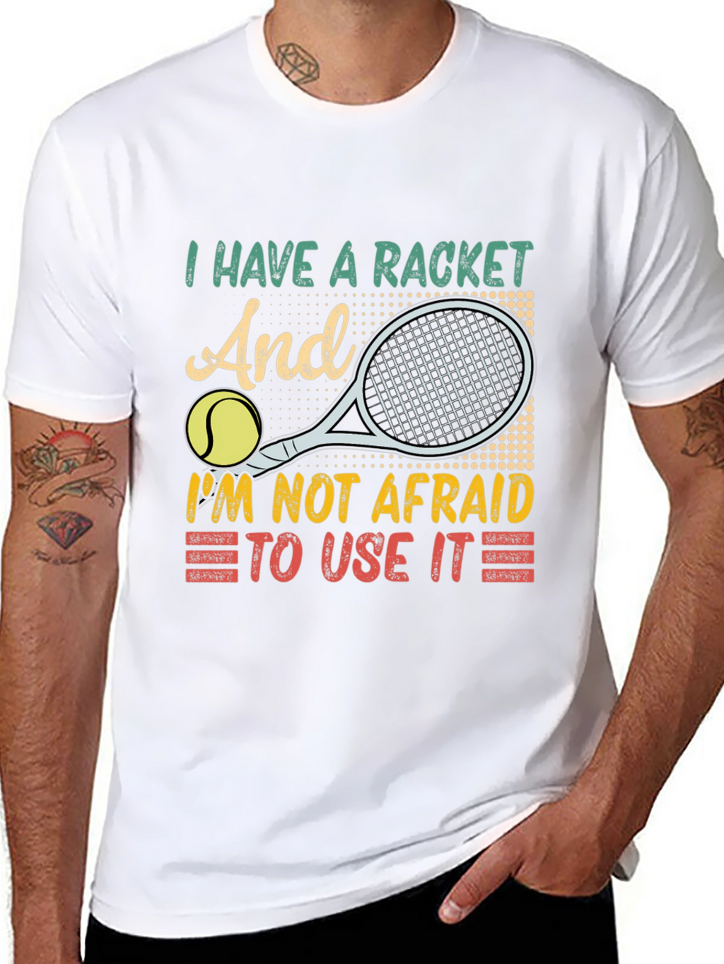 I Have a Racket Tennis Graphic Tee