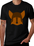 Modern Fox Graphic Tee - Casual Style