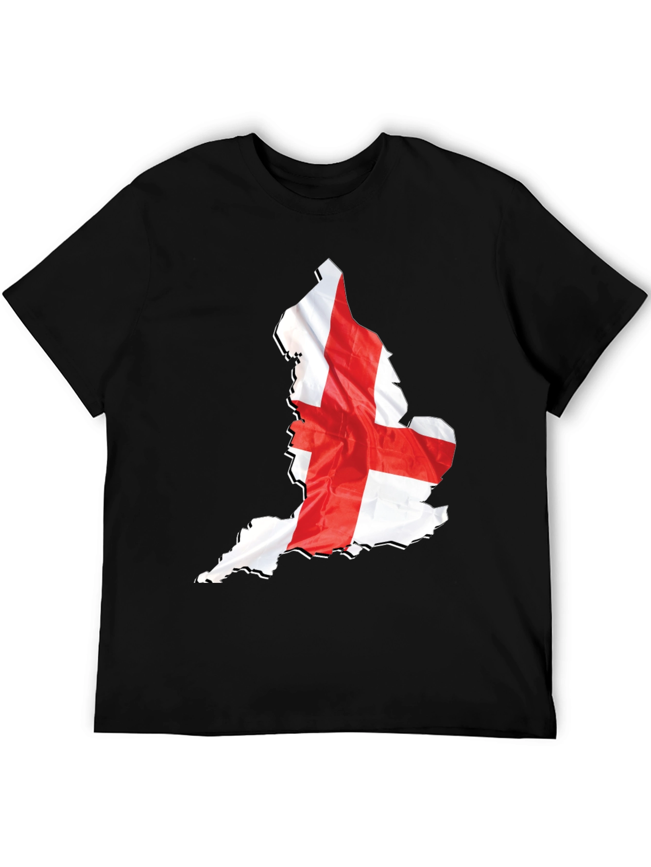 England Flag Map Graphic T-Shirt