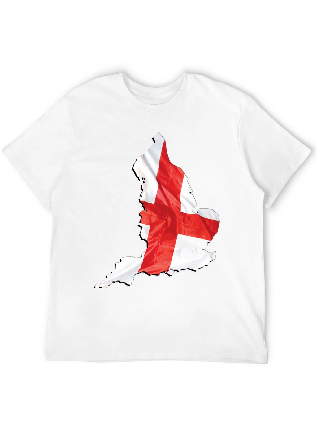 England Flag Map Graphic T-Shirt