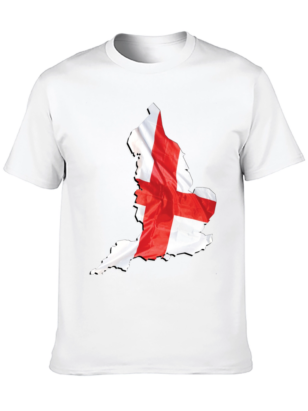 England Flag Map Graphic T-Shirt