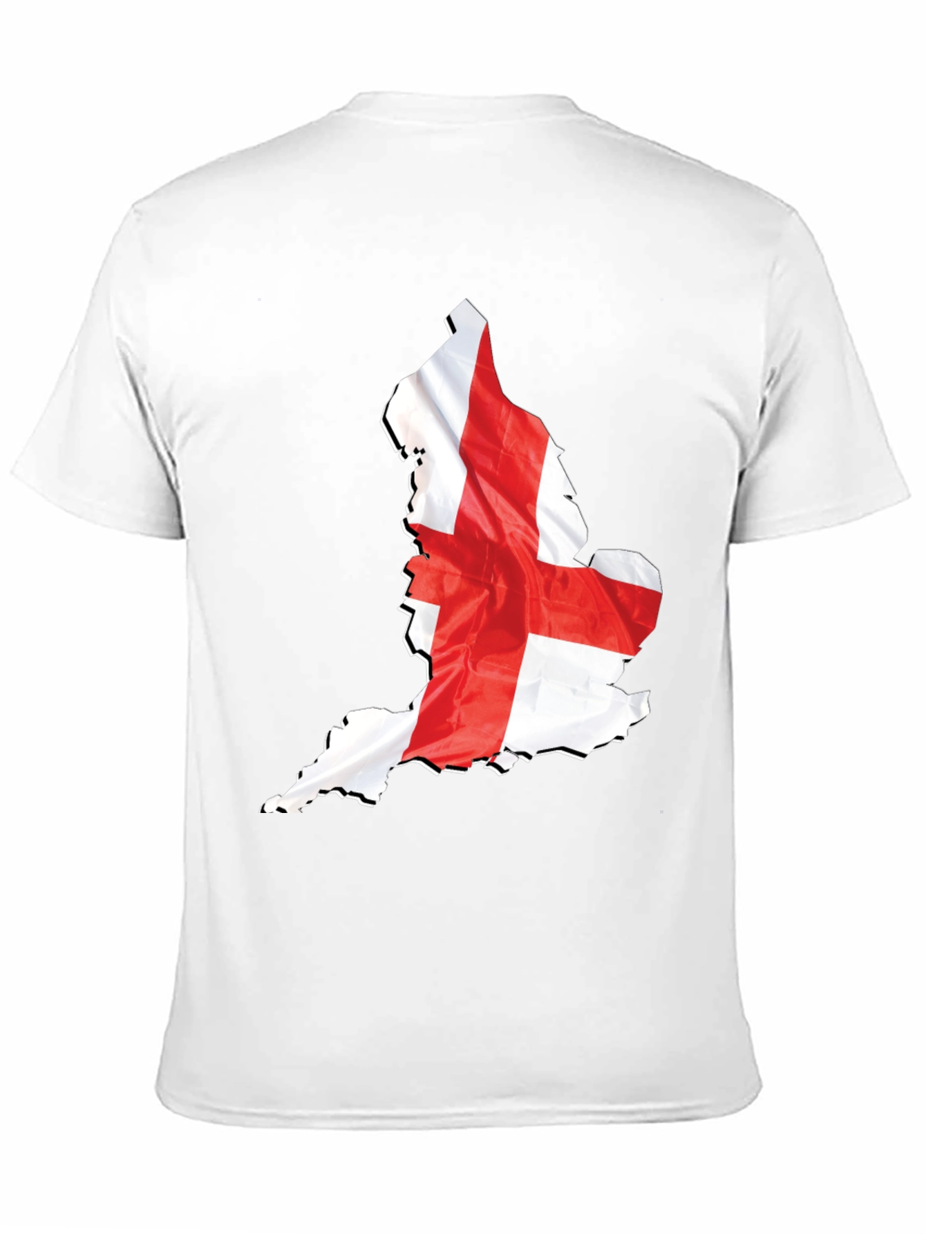 England Flag Map Graphic T-Shirt