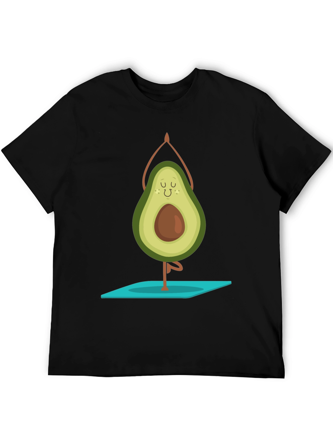 Yoga Avocado Black T-Shirt