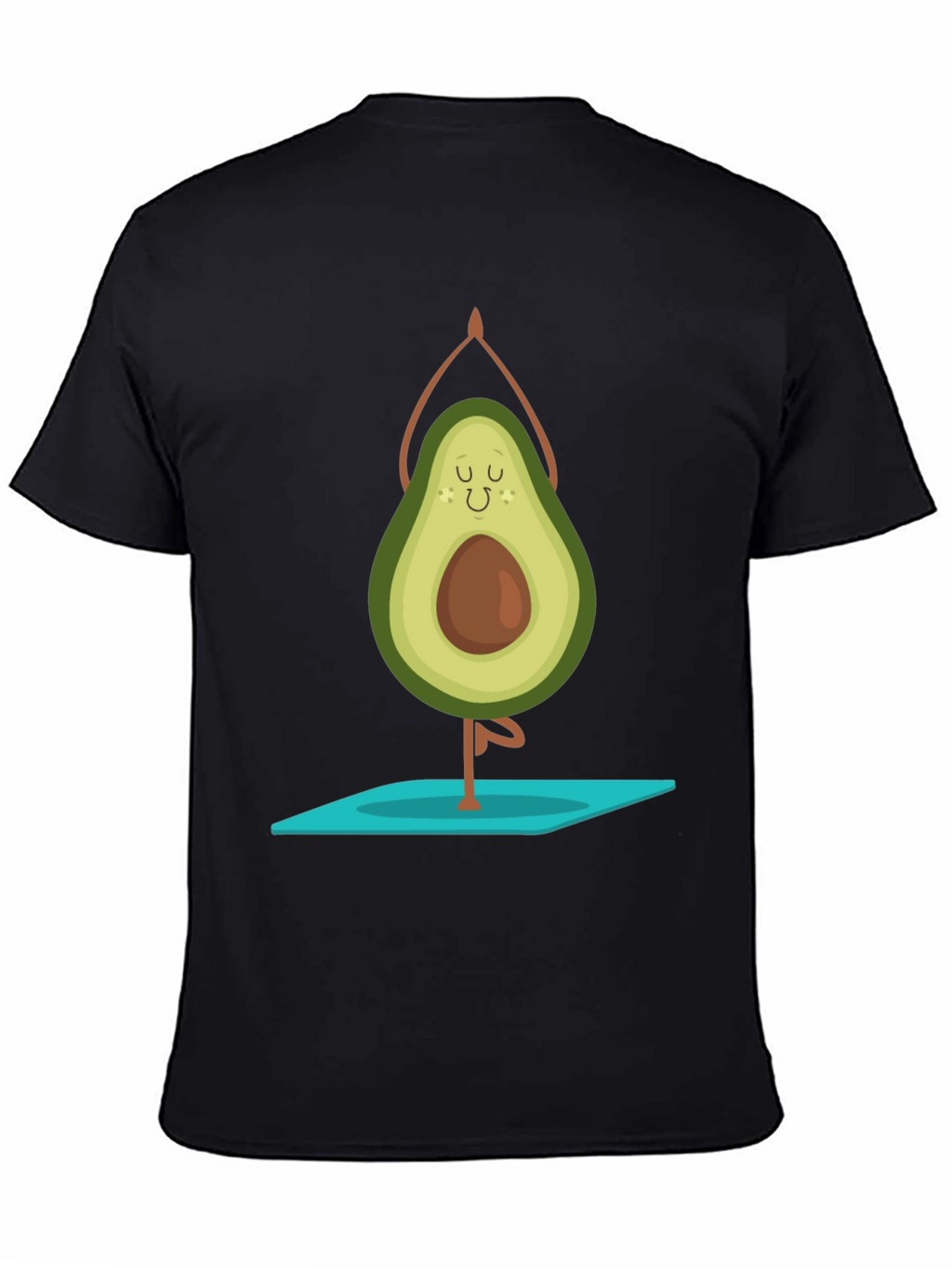 Yoga Avocado Black T-Shirt