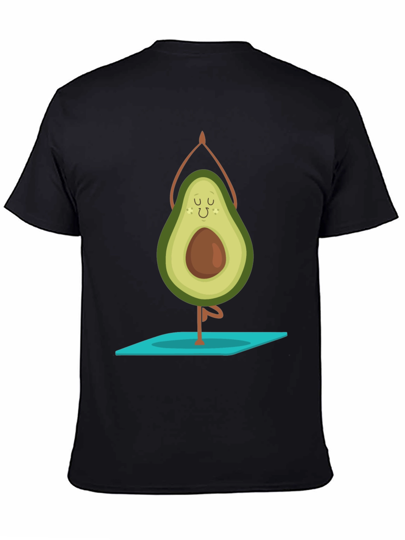 Yoga Avocado Black T-Shirt