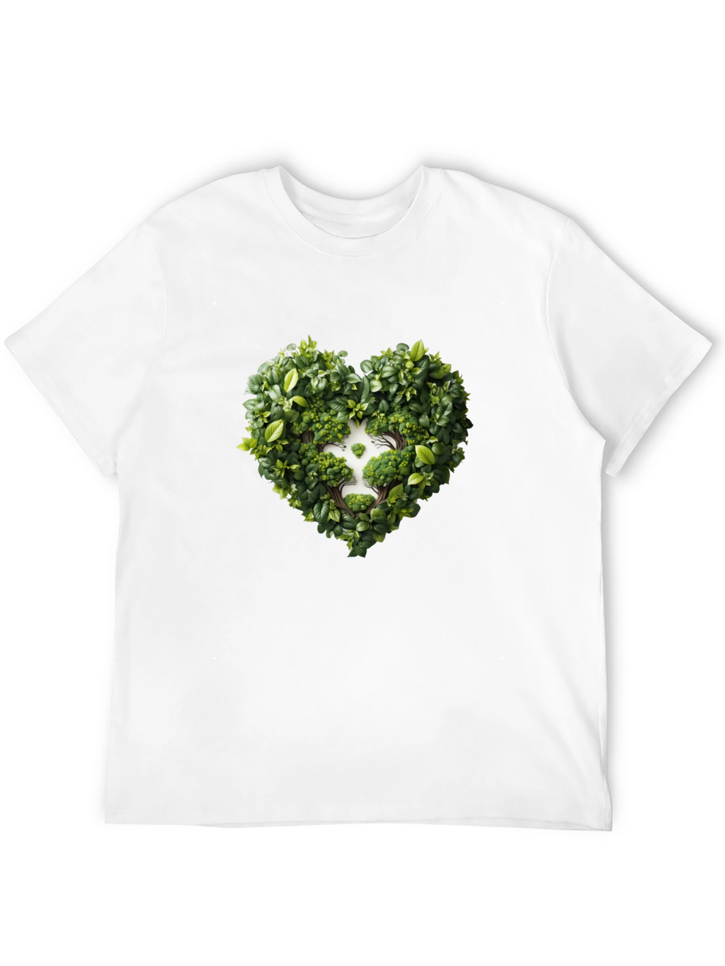 Nature Heart Black Tee