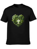 Nature Heart Black Tee