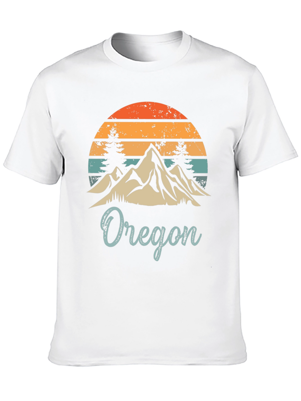 Oregon Mountain Sunset Graphic Tee