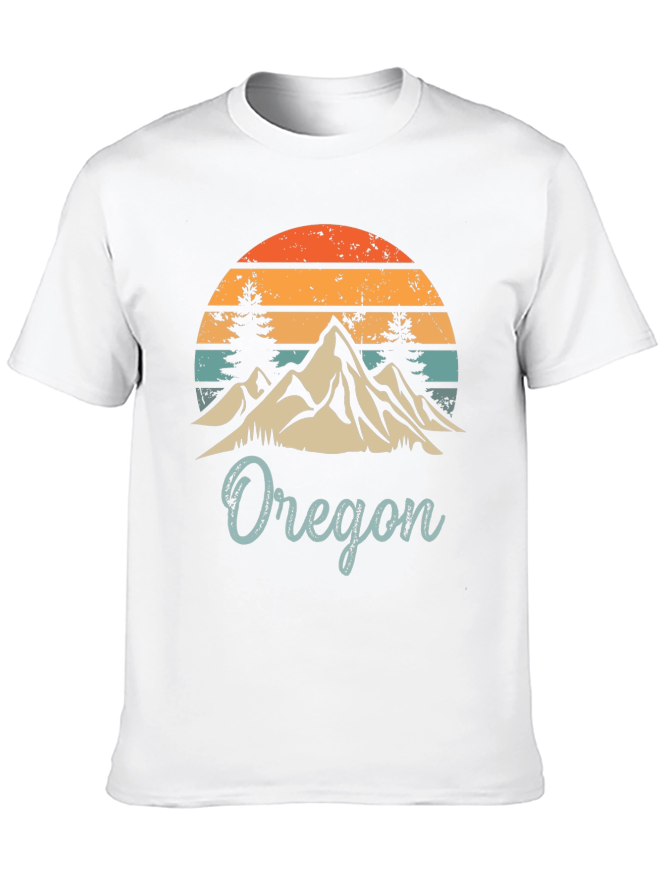 Oregon Mountain Sunset Graphic Tee