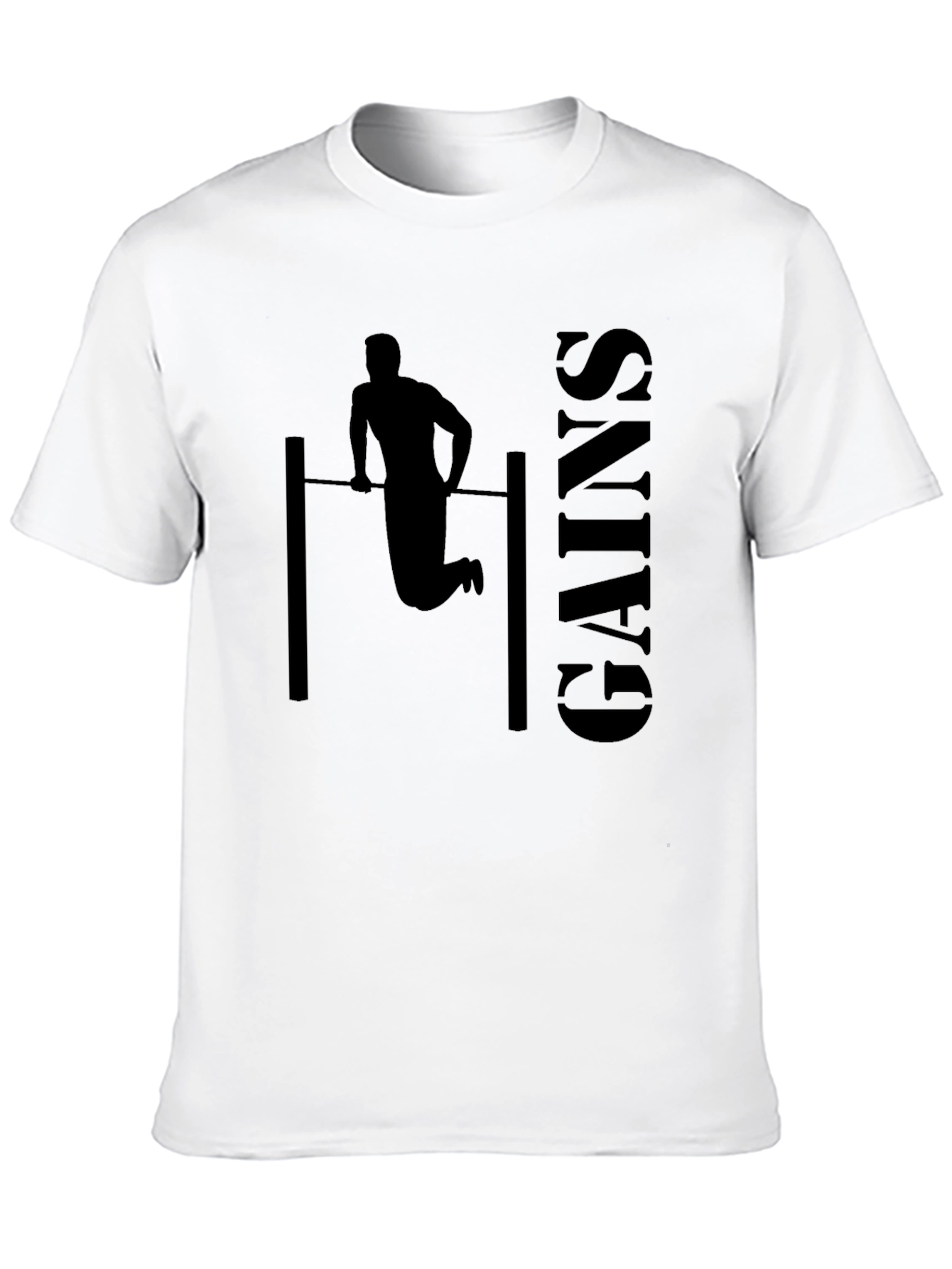 Gym Gains T-Shirt - Workout Motivation