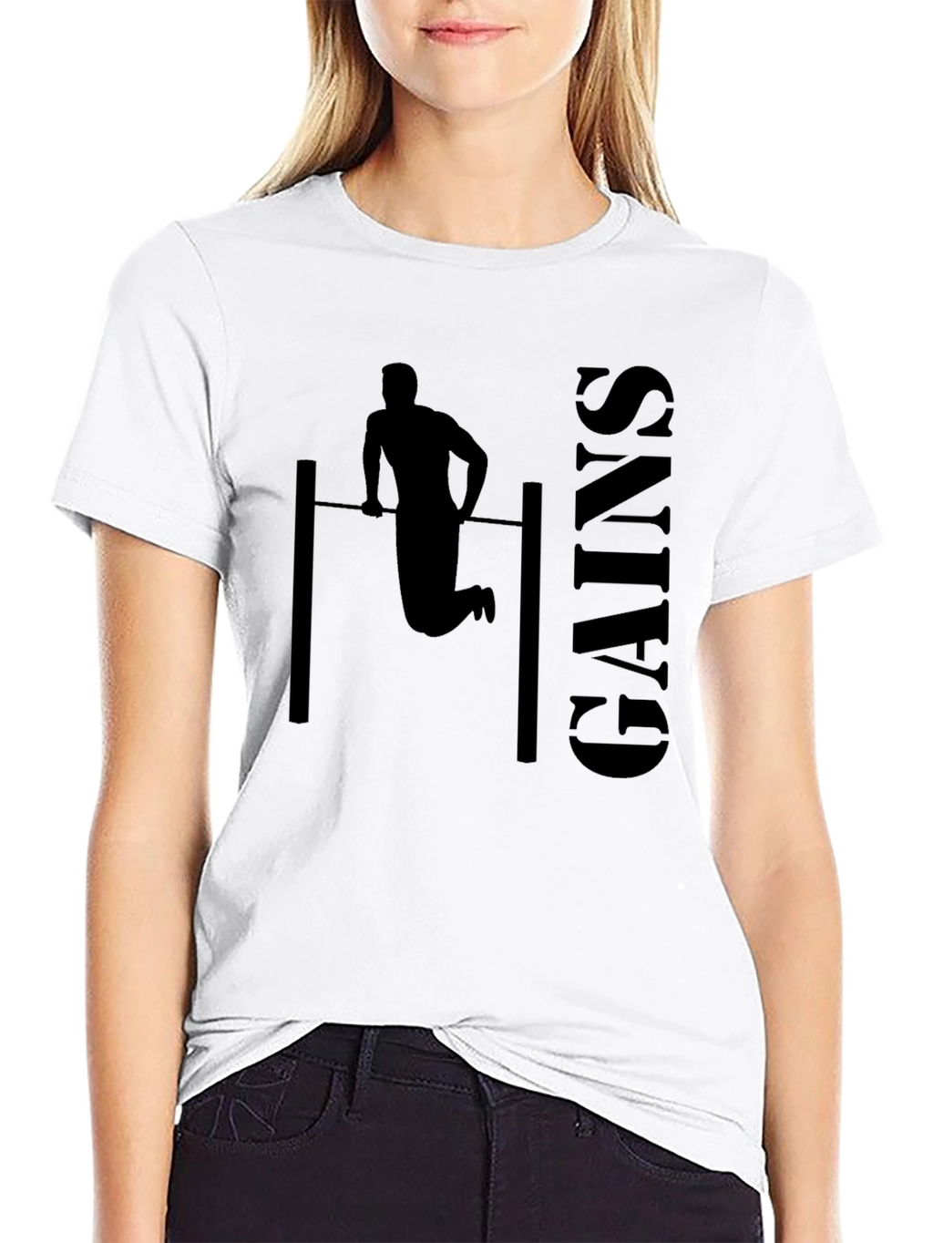 Gym Gains T-Shirt - Workout Motivation