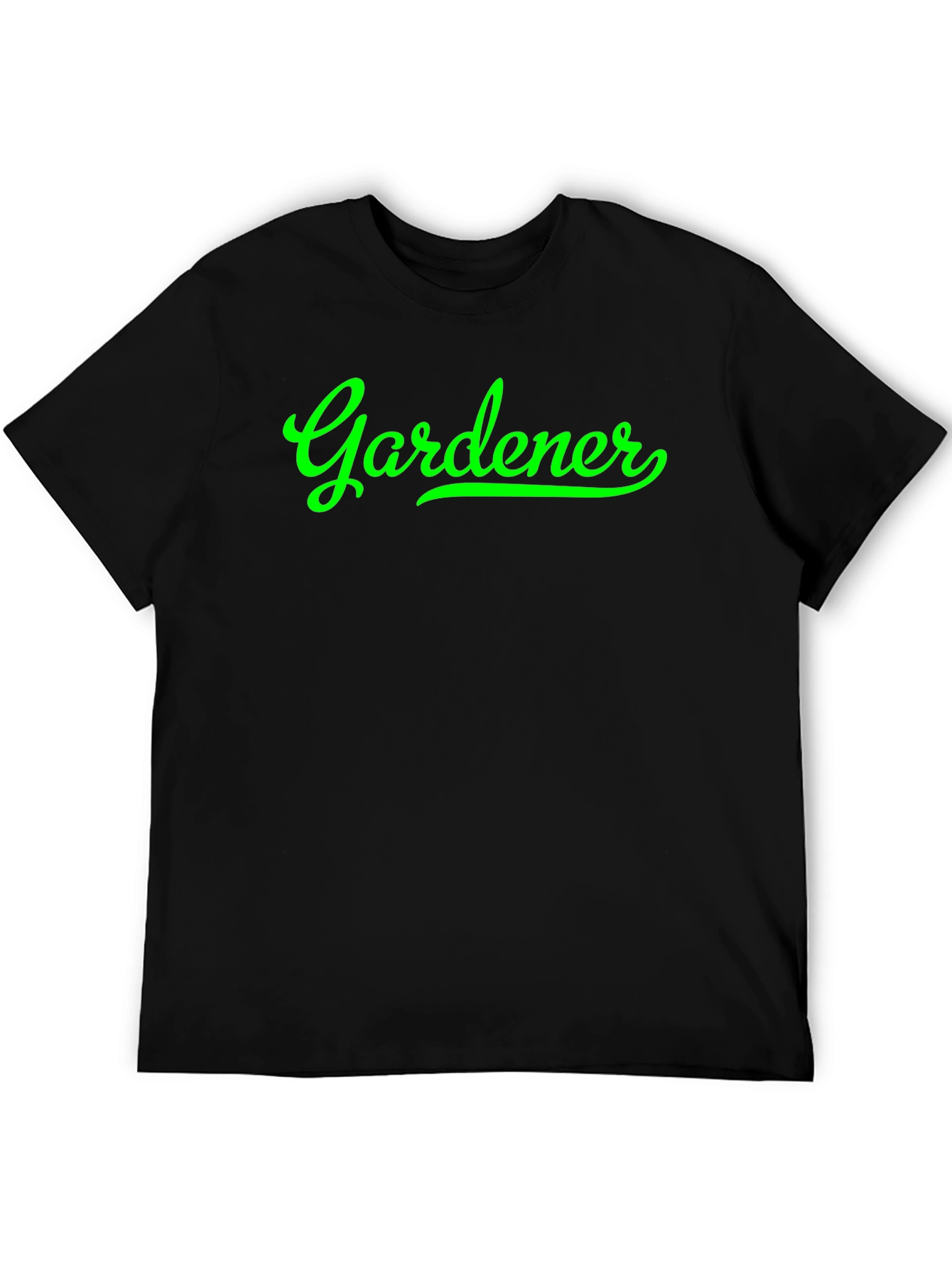 Gardener Graphic T-Shirt - Black Cotton Tee