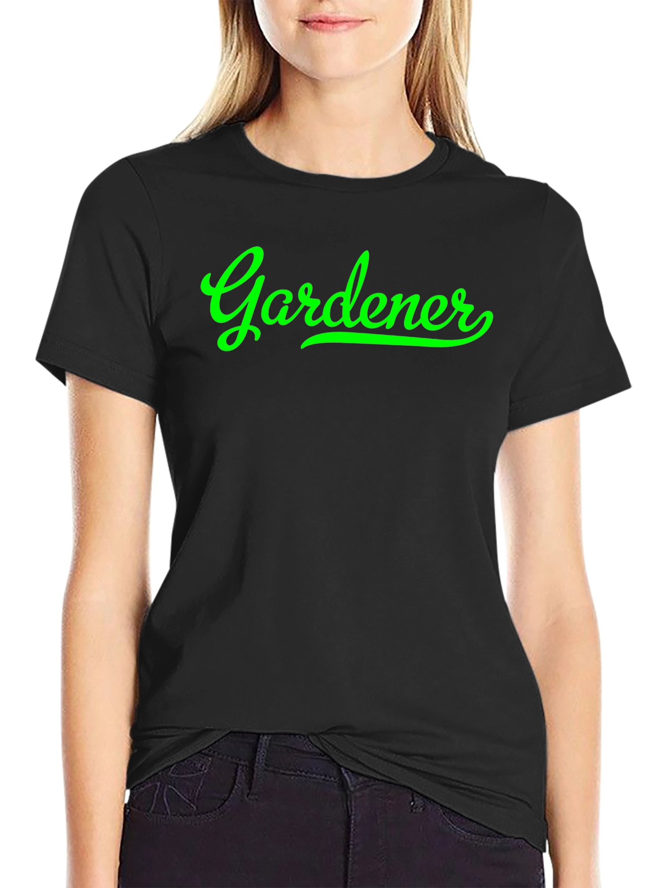 Gardener Graphic T-Shirt - Black Cotton Tee