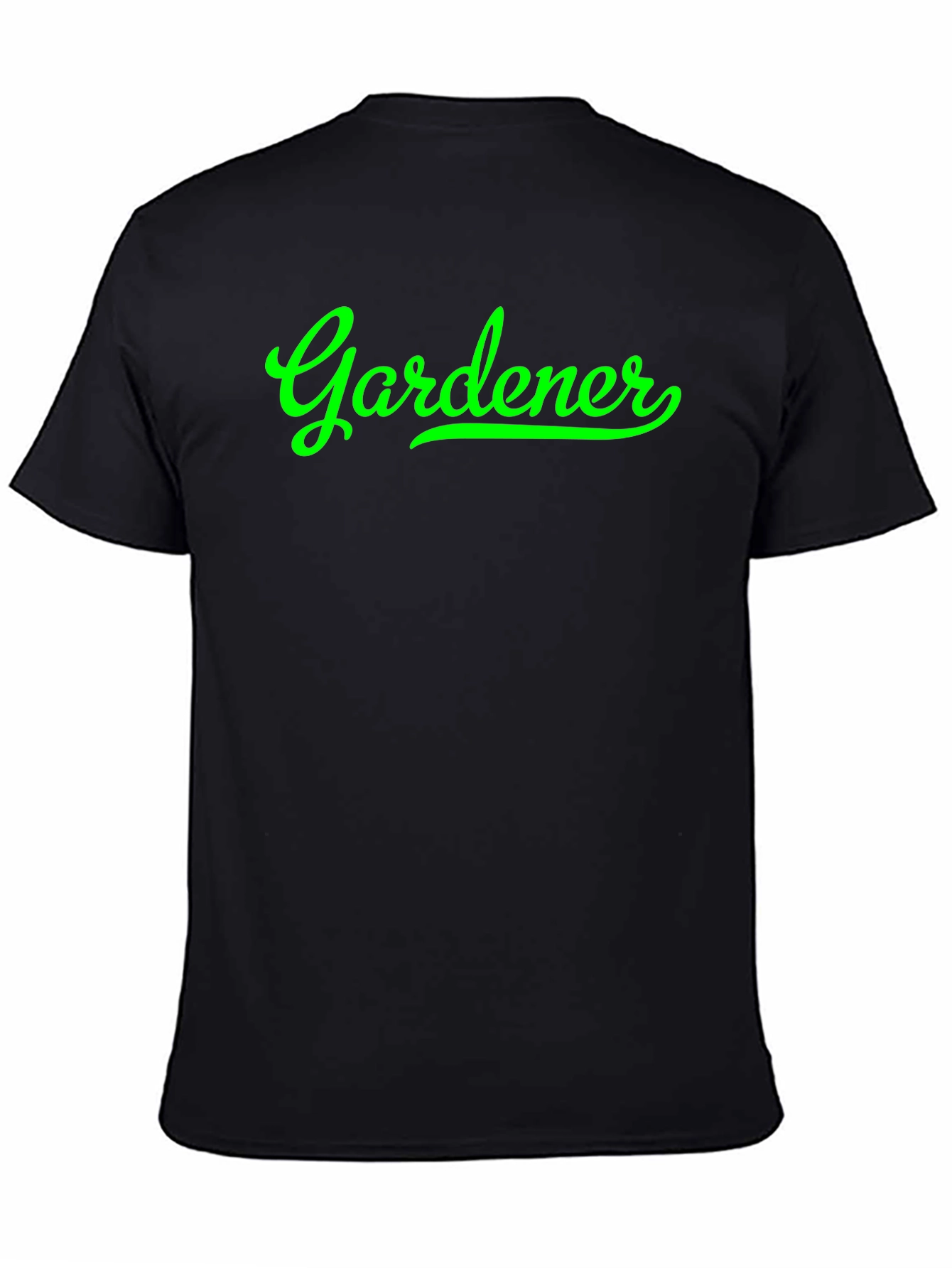 Gardener Graphic T-Shirt - Black Cotton Tee