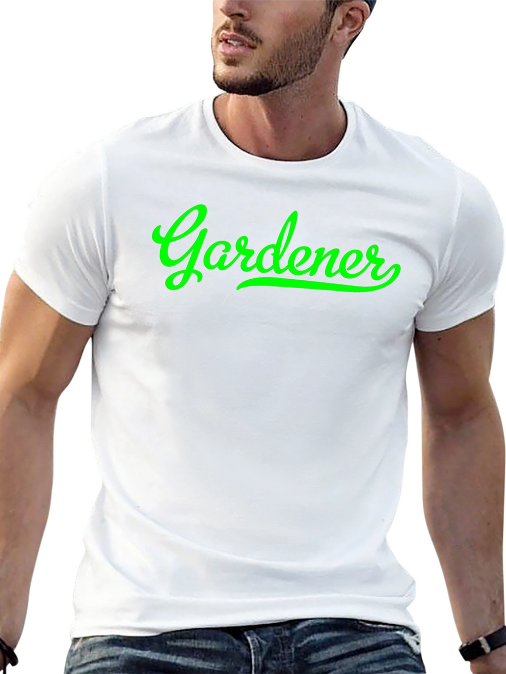Gardener Graphic T-Shirt - Black Cotton Tee