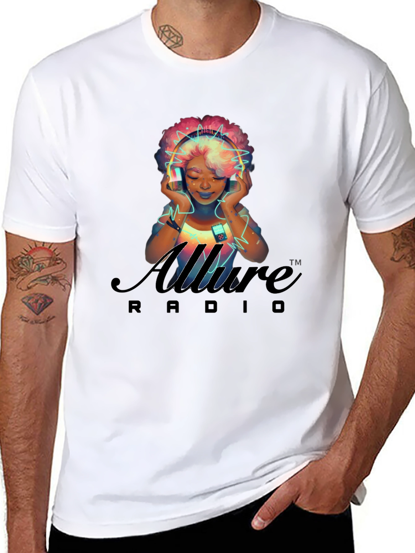 Allure Radio Graphic T-Shirt - Stylish & Unique