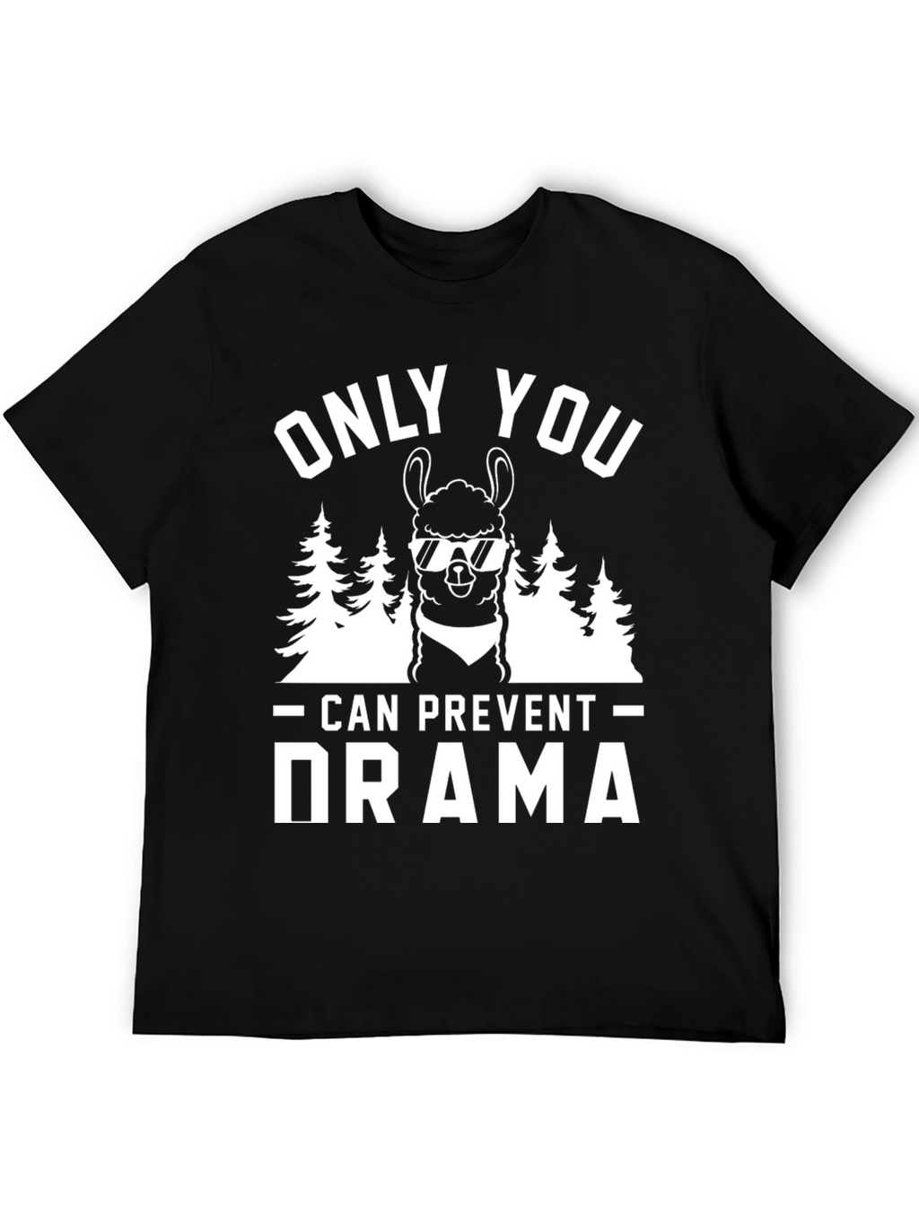 Only You Can Prevent Drama Llama T-Shirt