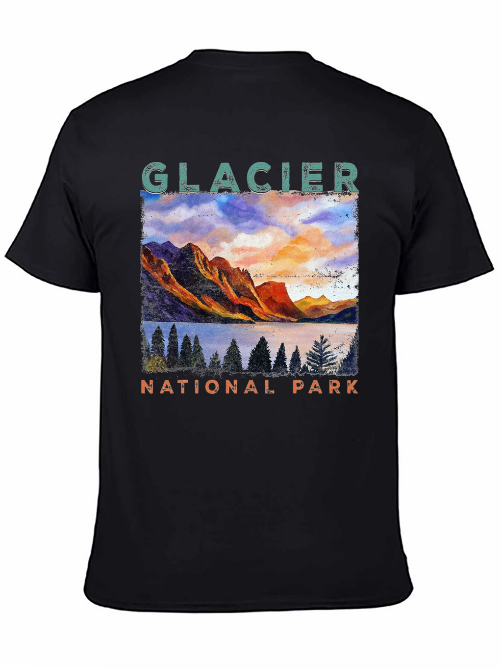 Glacier National Park Graphic T-Shirt
