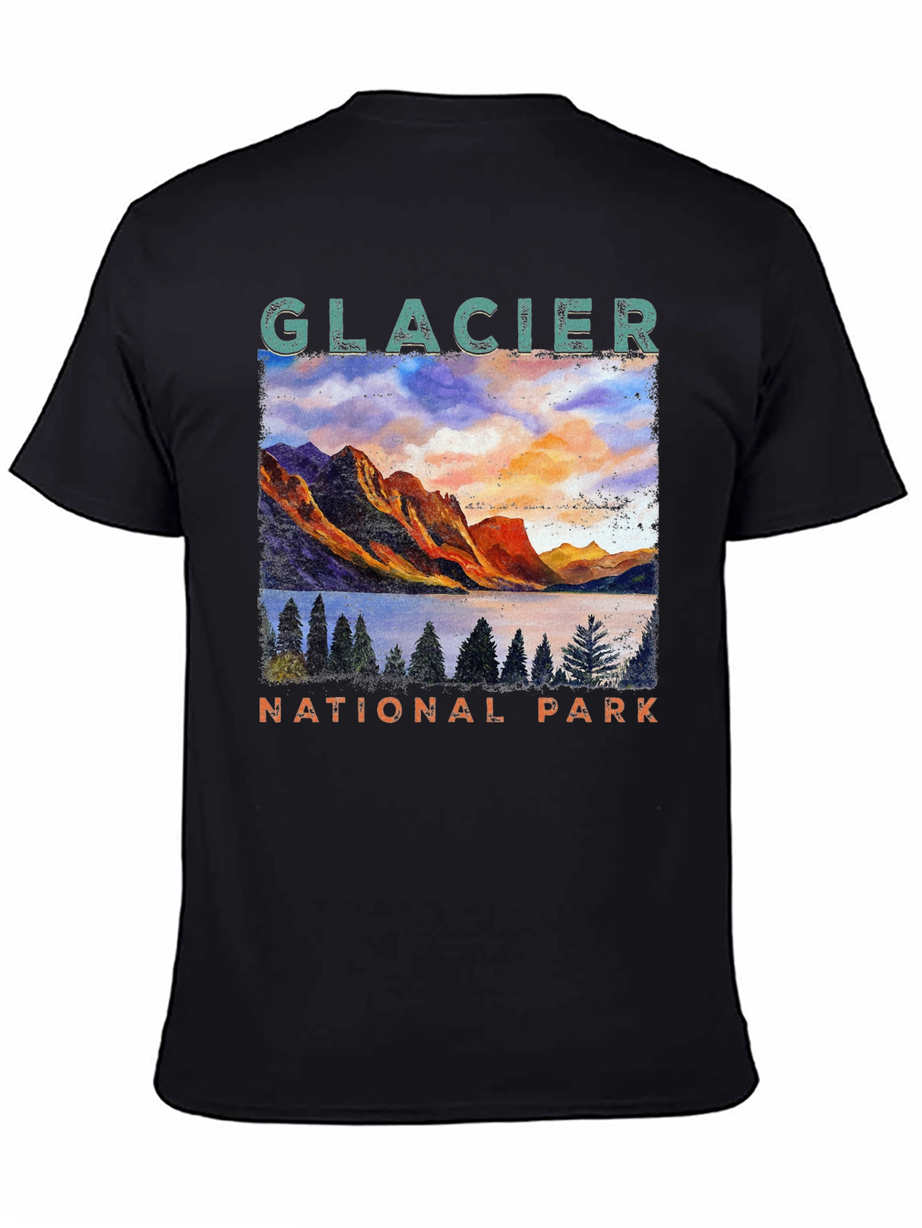 Glacier National Park Graphic T-Shirt